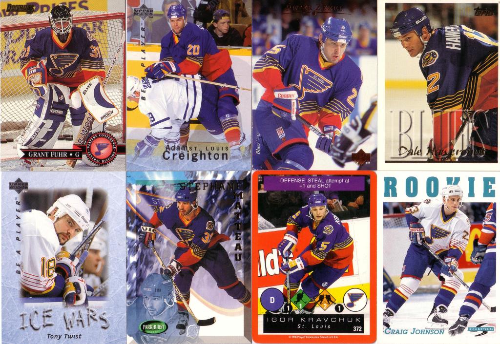 St. Louis Blues 1995-97 - The (unofficial) NHL Uniform Database